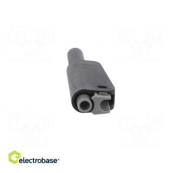 4mm banana | 19A | 1kV | black | insulated,with 4mm axial socket image 5