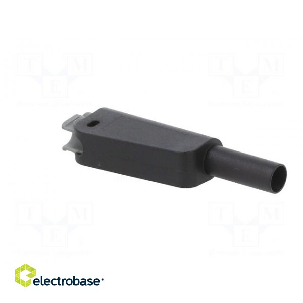 4mm banana | 19A | 1kV | black | insulated,with 4mm axial socket image 8
