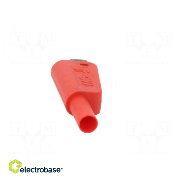 4mm banana | 19A | 1kV | red | insulated,with 4mm axial socket | 1mm2 paveikslėlis 9