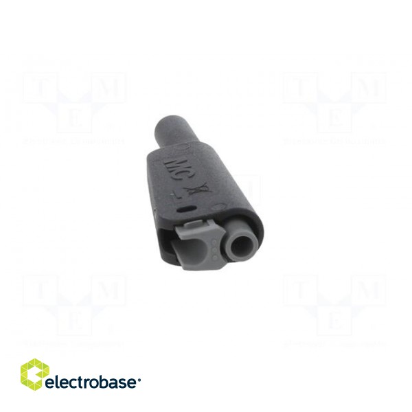 4mm banana | 32A | 1kV | black | insulated,with 4mm axial socket image 5