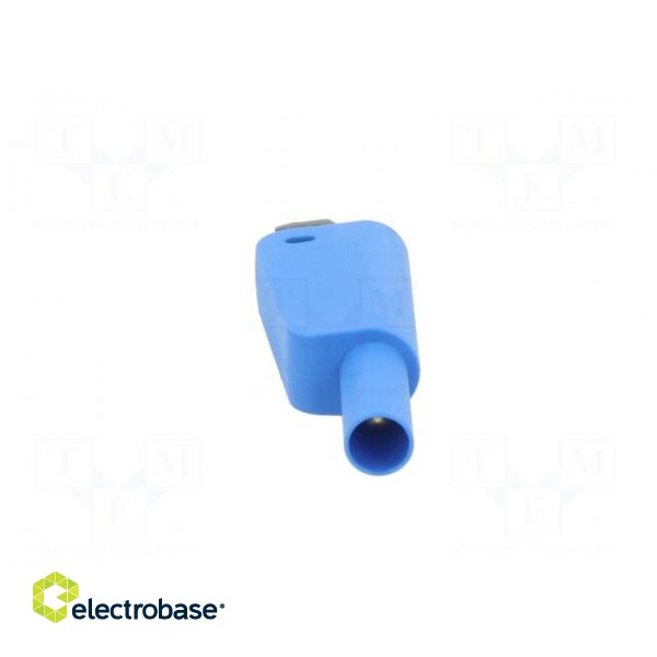 4mm banana | 32A | 1kV | blue | insulated,with 4mm axial socket image 9