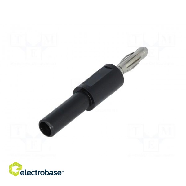 Adapter | banana 2mm socket,banana 4mm plug | 10A | 70VDC | black image 6
