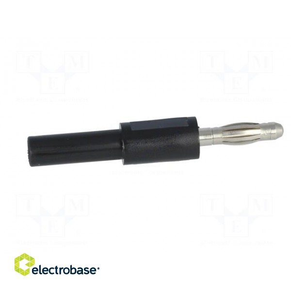 Adapter | banana 2mm socket,banana 4mm plug | 10A | 70VDC | black image 7