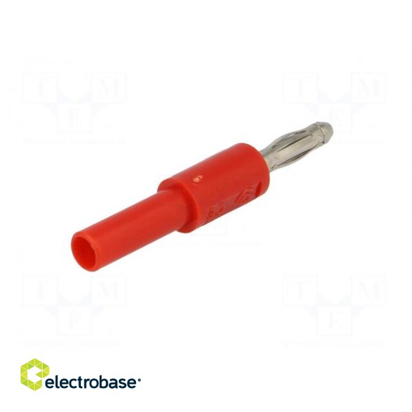 Adapter | banana 2mm socket,banana 4mm plug | 10A | 70VDC | red | 52mm image 6
