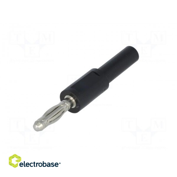 Adapter | banana 2mm socket,banana 4mm plug | 10A | 70VDC | black image 2