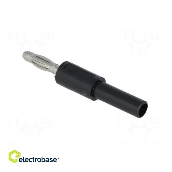 Adapter | banana 2mm socket,banana 4mm plug | 10A | 70VDC | black image 4
