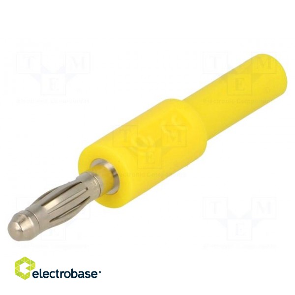 Adapter | 4mm banana | banana 4mm socket,banana 4mm plug | 10A image 1