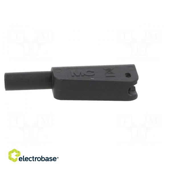 Case | 19A | black | 55.4mm | for banana plugs image 3