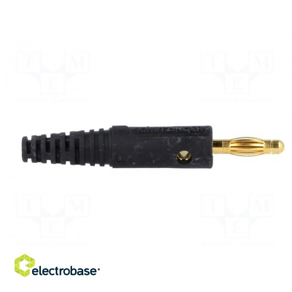 Plug | 4mm banana | 10A | 60VDC | black | Max.wire diam: 2.8mm image 7
