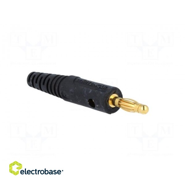 Plug | 4mm banana | 10A | 33VAC | 70VDC | black | Max.wire diam: 2mm image 8