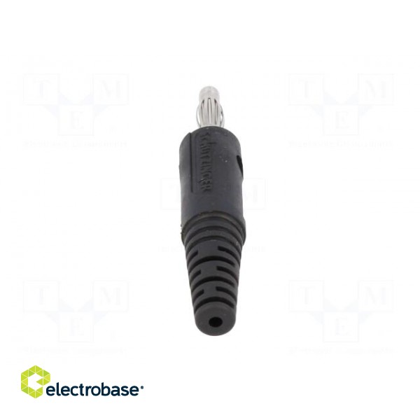 Plug | 4mm banana | 10A | 33VAC | 70VDC | black | Max.wire diam: 2mm image 5
