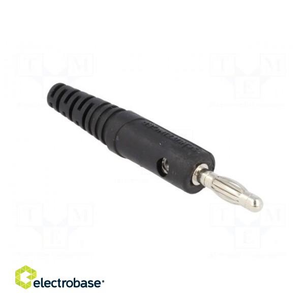Plug | 4mm banana | 10A | 33VAC | 70VDC | black | Max.wire diam: 2mm image 8