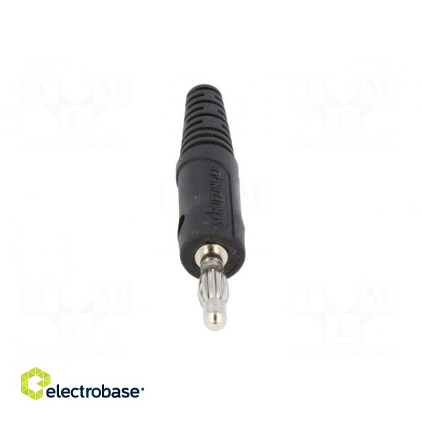 Plug | 4mm banana | 10A | 60VDC | black | Max.wire diam: 2.8mm image 9