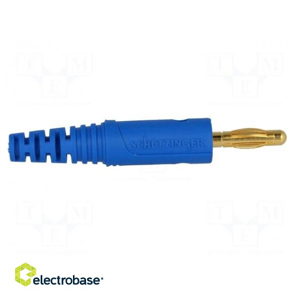 Plug | 4mm banana | 10A | 60VDC | blue | Max.wire diam: 2.8mm image 7