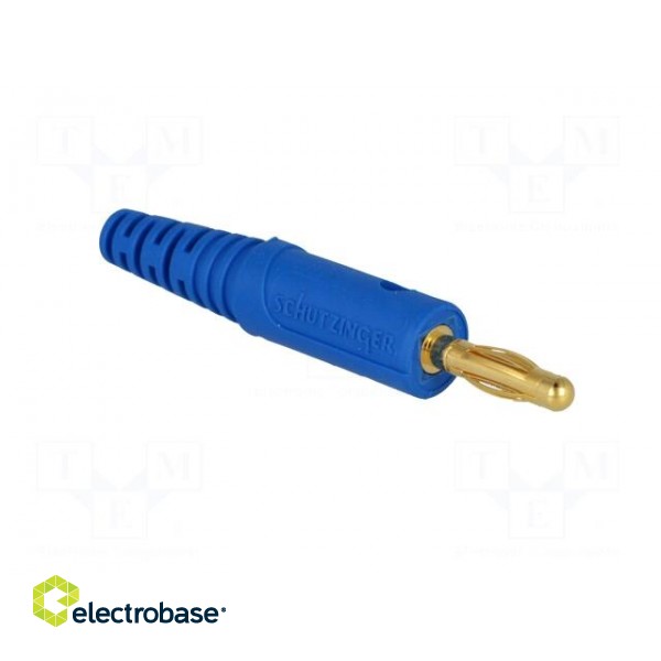 Plug | 4mm banana | 10A | 60VDC | blue | Max.wire diam: 2.8mm image 8
