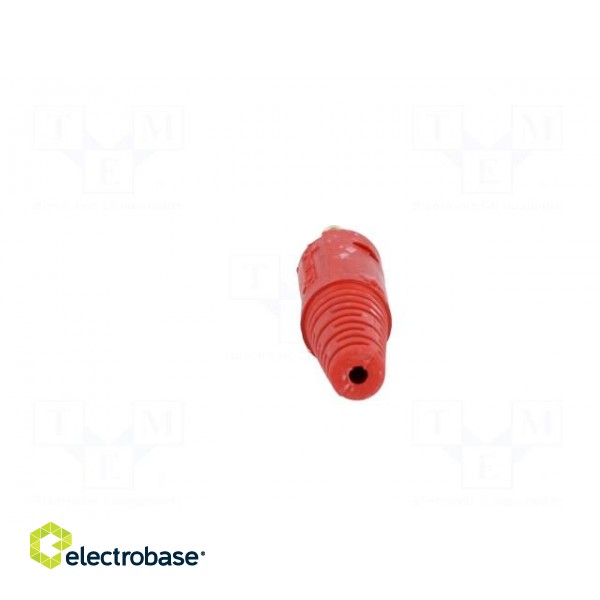 Plug | 4mm banana | 10A | 60VDC | red | Max.wire diam: 2.8mm image 5