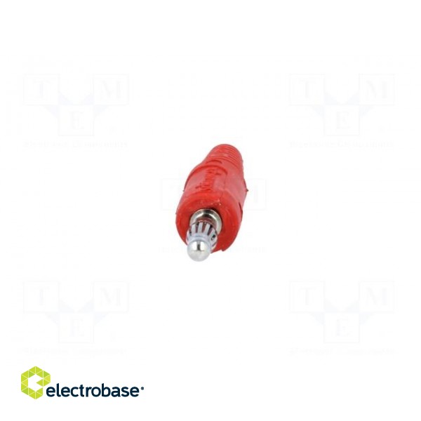 Plug | 4mm banana | 10A | 60VDC | red | Max.wire diam: 2.8mm image 9