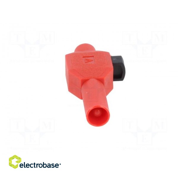 Plug | 4mm banana | 10A | 600V | red | insulated | Plating: nickel plated image 9
