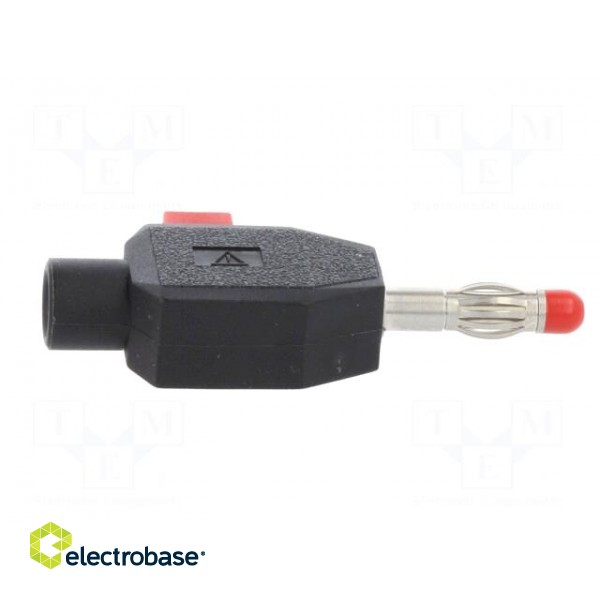 Plug | 4mm banana | 10A | 60V | black | insulated | 2.5mm2 image 7