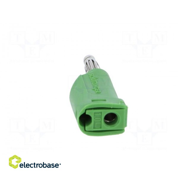 Plug | 4mm banana | 16A | 33VAC | 70VDC | green | Max.wire diam: 4mm image 5