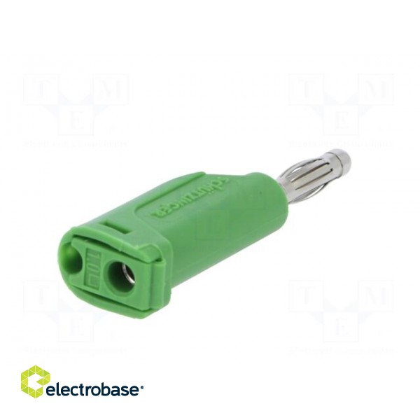Plug | 4mm banana | 16A | 33VAC | 70VDC | green | Max.wire diam: 4mm image 6