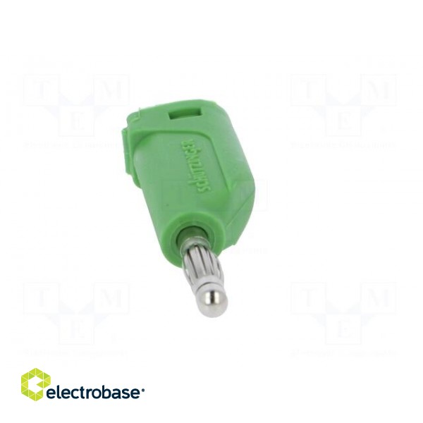 Plug | 4mm banana | 16A | 33VAC | 70VDC | green | Max.wire diam: 4mm фото 9