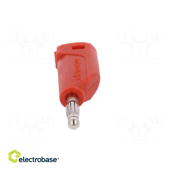 Plug | 4mm banana | 32A | 70VDC | red | Max.wire diam: 4mm | 1mm2 image 9