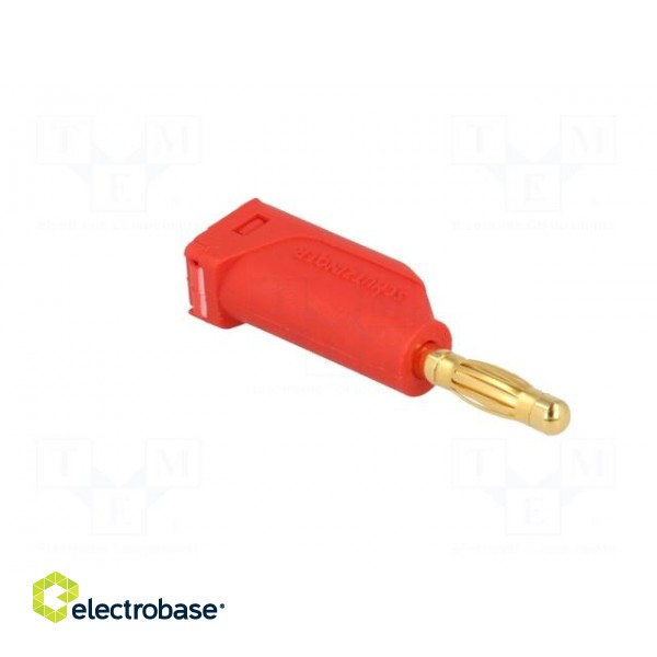 Plug | 4mm banana | 16A | 70VDC | red | Max.wire diam: 4mm | 1mm2 image 8