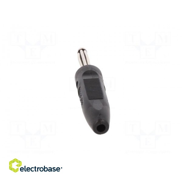 Plug | 4mm banana | 16A | 50VDC | black | for cable | 2.5mm2 | screw image 5