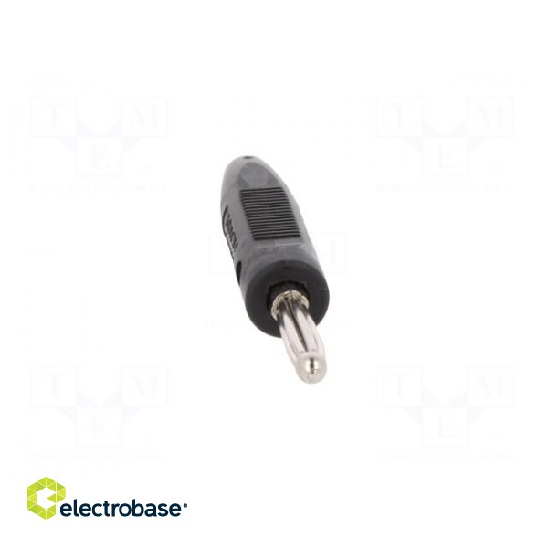 Plug | 4mm banana | 16A | 50VDC | black | for cable | 2.5mm2 | screw image 9