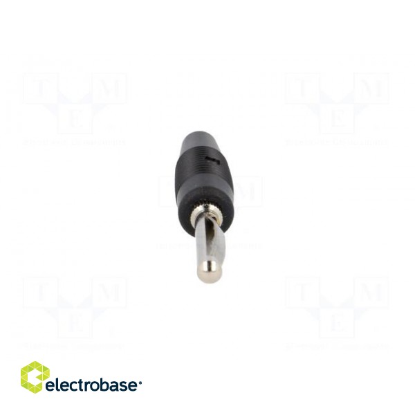 Plug | 4mm banana | 16A | 60VDC | black | non-insulated | 3mΩ | 2.5AWG image 9