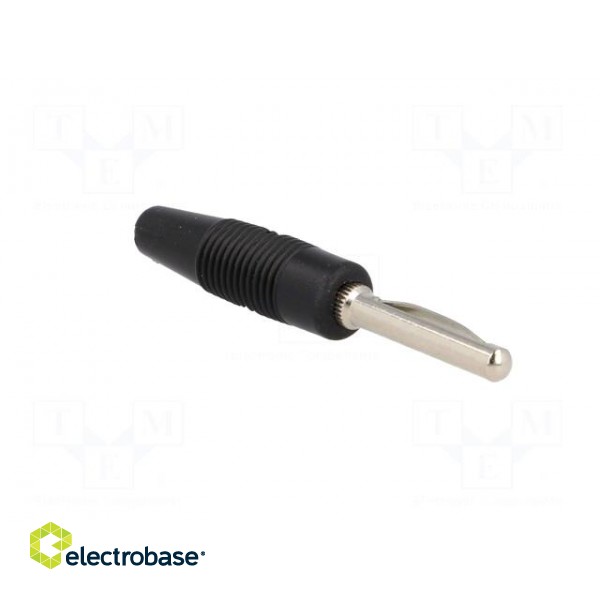 Plug | 4mm banana | 16A | 60VDC | black | non-insulated | 3mΩ | 2.5AWG image 8