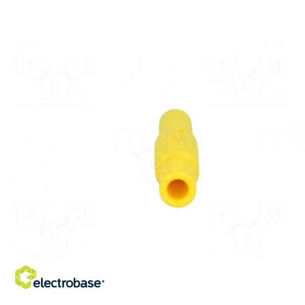 Plug | 4mm banana | 24A | 1kVDC | yellow | insulated | 3mΩ | 0.5÷2.5mm2 image 5