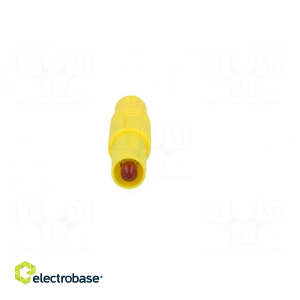 Plug | 4mm banana | 24A | 1kVDC | yellow | insulated | 3mΩ | 0.5÷2.5mm2 image 9