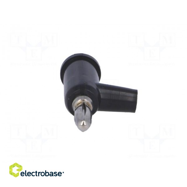 Plug | 4mm banana | 24A | 60VDC | black | Connection: 4mm socket | 39mm фото 9
