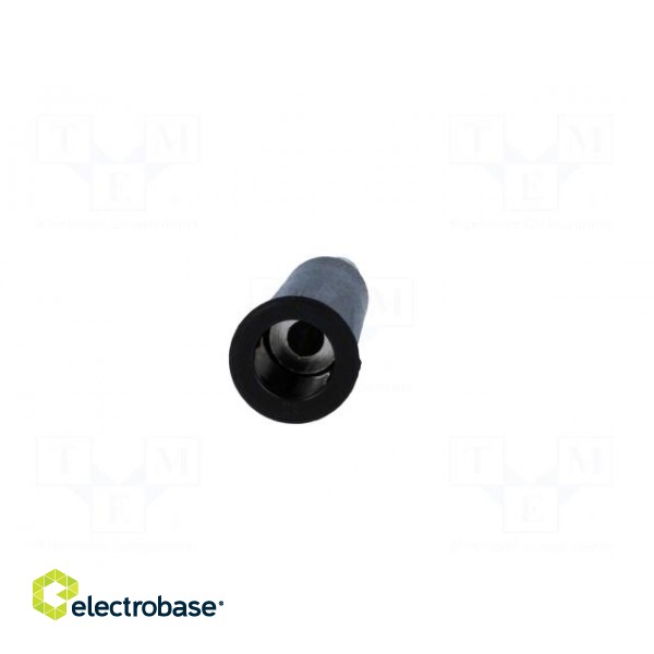 Plug | 4mm banana | 24A | 60VDC | black | non-insulated | on cable image 5