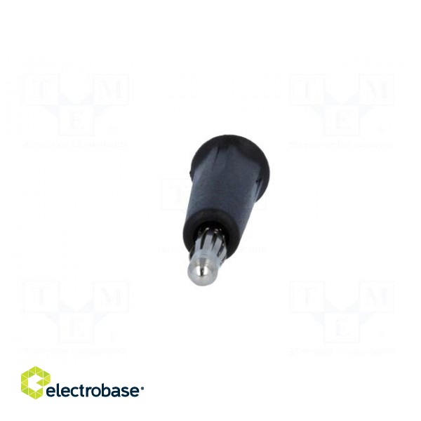 Plug | 4mm banana | 24A | 60VDC | black | non-insulated | on cable image 9