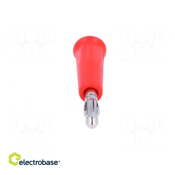 Plug | 4mm banana | 24A | 60VDC | red | non-insulated | Overall len: 46mm image 9