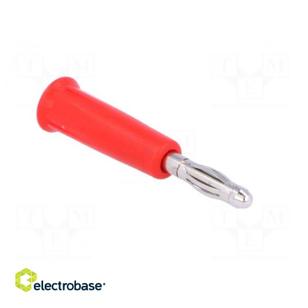 Plug | 4mm banana | 24A | 60VDC | red | non-insulated | Overall len: 46mm image 8