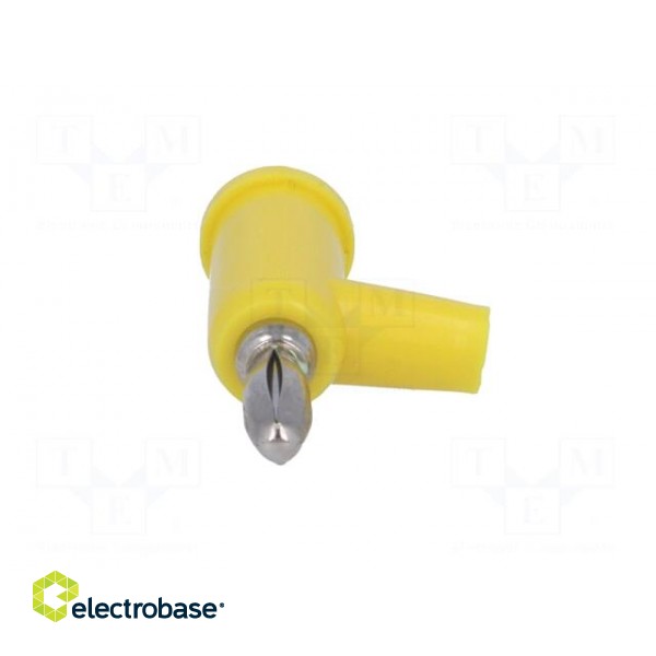 Plug | 4mm banana | 24A | 60VDC | yellow | Connection: 4mm socket | 39mm image 9