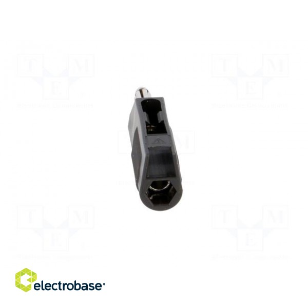 Connector: 4mm banana | plug | 30A | 33VAC | 60VDC | black | 3mΩ | 2.5mm2 image 5