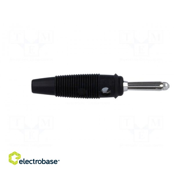 Connector: 4mm banana | plug | 30A | 60VDC | black | 3mΩ | 2.5mm2 фото 7