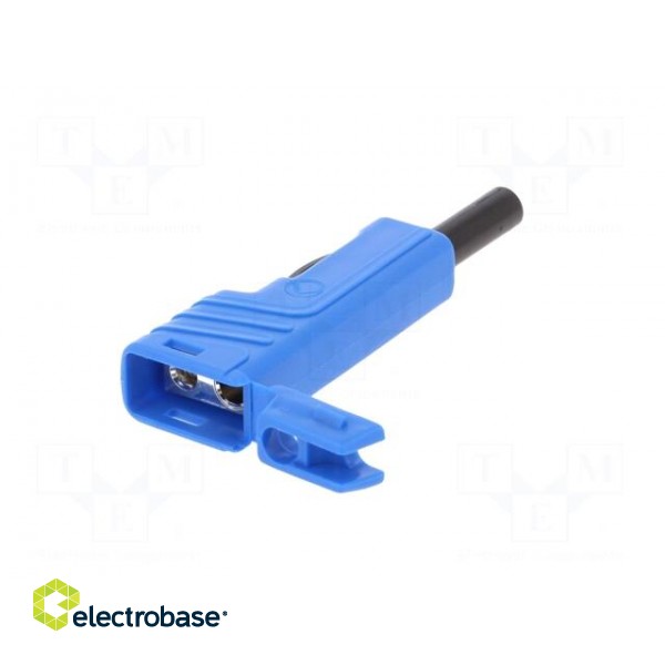 Plug | 4mm banana | 30A | 60VDC | blue | insulated | nickel plated image 6