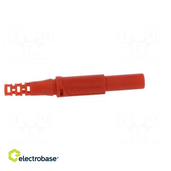 Plug | 4mm banana | 32A | 1kVDC | red | insulated | Max.wire diam: 2.5mm image 7