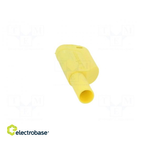 Plug | 4mm banana | 32A | 1kV | yellow | insulated | Max.wire diam: 4mm image 9