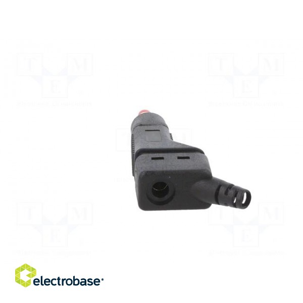 Plug | 4mm banana | 32A | 30VAC | 60VDC | black | 2.5mm2 | on cable image 5