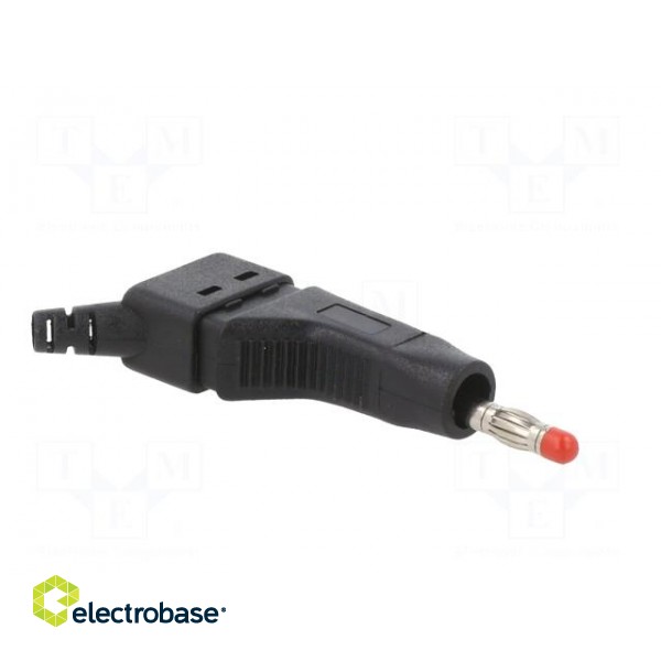 Plug | 4mm banana | 32A | 30VAC | 60VDC | black | 2.5mm2 | on cable image 8