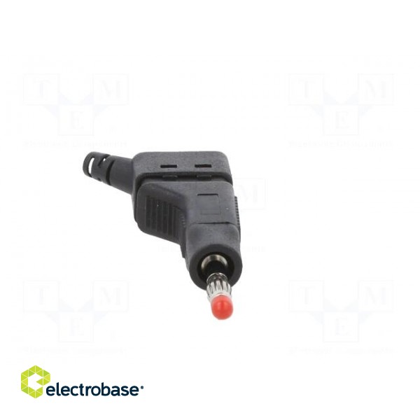 Plug | 4mm banana | 32A | 30VAC | 60VDC | black | 2.5mm2 | on cable image 9