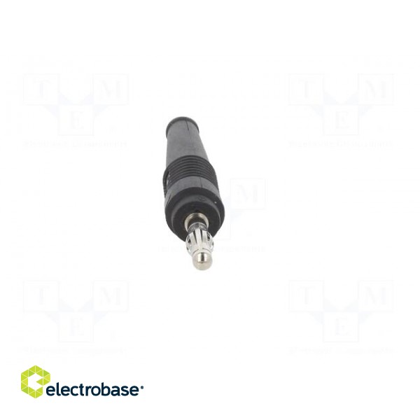 Plug | 4mm banana | 32A | 30VAC | 60VDC | black | non-insulated | 2.5mm2 image 9