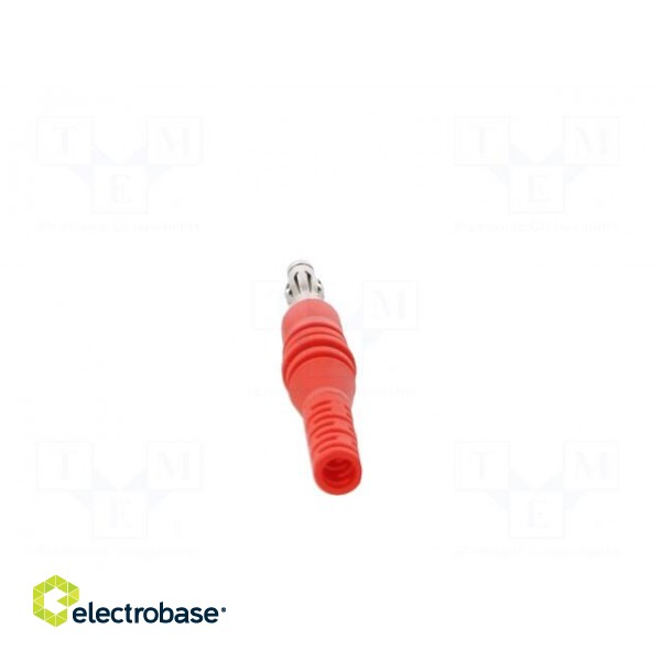 Plug | 4mm banana | 32A | 30VAC | 60VDC | red | non-insulated | 2.5mm2 image 5